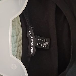 Woman's open back tshirt size large